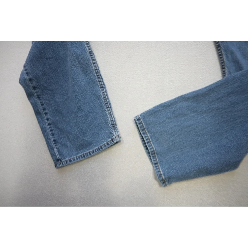 Levi's 505 Regular Fit Jeans Mens 40x34 Blue Straight Leg Medium Wash Excellent